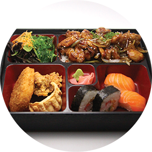B3.	Teriyaki Chicken Bento Box <br>照燒雞肉套餐 <br>$:16.90 <br><i>＊</i> Buy any Bento Box or Rice get one miso soup free